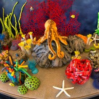 Aquarium decoration for children's event