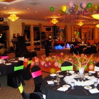 Ballroom decorated